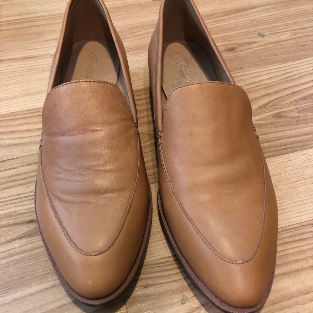MADEWELL Francis Skimmer Loafer Flats - Leather Size 9